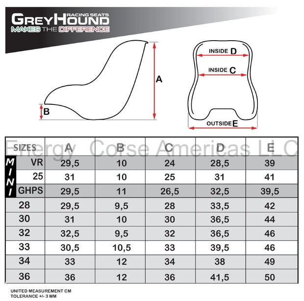 GreyHound Standard Seat